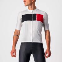 CASTELLI Cyklistický dres s krátkým rukávem - PROLOGO VII - černá/šedá/béžová