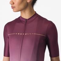 CASTELLI Cyklistický dres s krátkým rukávem - SALITA - bordó M