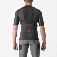 CASTELLI Cyklistický dres s krátkým rukávem - UNLIMITED PRO - antracitová XL