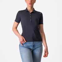 CASTELLI polokošile - MERINO W POLO - černá L