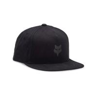 FOX Cyklistická čepice - FOX HEAD SNAPBACK - černá