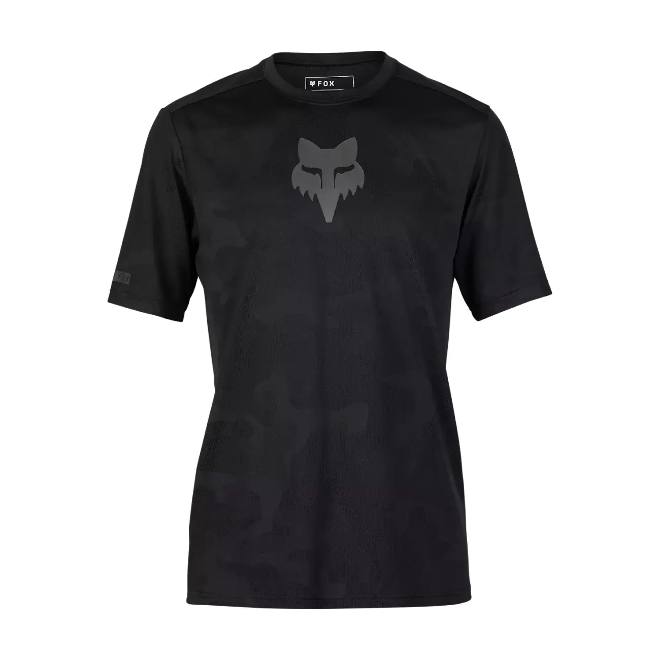 FOX Cyklistický dres s krátkým rukávem - RANGER TRU DRI - černá 2XL