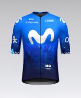 GOBIK Cyklistický dres s krátkým rukávem - ODYSSEY MOVISTAR TEAM 24 - modrá 2XL