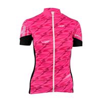 HAVEN Cyklistický dres s krátkým rukávem - SKINFIT NEO WOMEN - růžová/bílá M