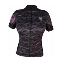 HAVEN Cyklistický dres s krátkým rukávem - SKINFIT WOMEN - černá/růžová S