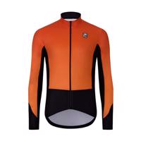 HOLOKOLO Cyklistická zateplená bunda - CLASSIC - oranžová/černá 2XL