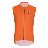 HOLOKOLO Cyklistický dres bez rukávů - AIRFLOW - oranžová 6XL