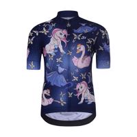 HOLOKOLO Cyklistický dres s krátkým rukávem - FAIRY TALE - modrá L-155cm