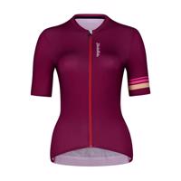 HOLOKOLO Cyklistický dres s krátkým rukávem - HAPPY ELITE LADY - bordó L