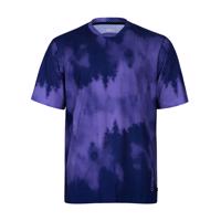 HOLOKOLO Cyklistický dres s krátkým rukávem - NIGHTFALL MTB - modrá/černá 2XL