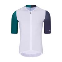 HOLOKOLO Cyklistický dres s krátkým rukávem - PERFORMANCE - bílá/vícebarevná 2XL