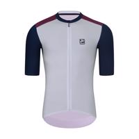 HOLOKOLO Cyklistický dres s krátkým rukávem - TECHNICAL  - bordó/šedá 3XL