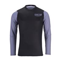 KENNY Cyklistický dres s dlouhým rukávem letní - CHARGER 24 - šedá/černá 2XL