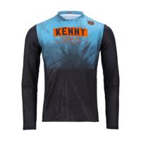 KENNY Cyklistický dres s dlouhým rukávem letní - CHARGER  - světle modrá/modrá 2XL