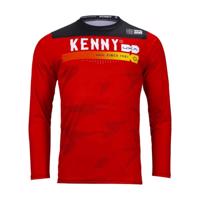 KENNY Cyklistický dres s dlouhým rukávem letní - ELITE - červená 2XL