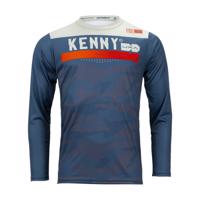 KENNY Cyklistický dres s dlouhým rukávem letní - ELITE - modrá 2XL