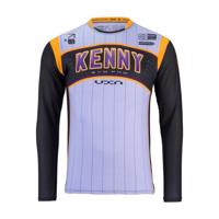 KENNY Cyklistický dres s dlouhým rukávem letní - EVO PRO 24 - bílá/oranžová/černá 2XL