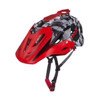 LIMAR Cyklistická přilba - 949DR MTB - šedá/černá/červená