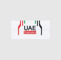 PISSEI Cyklistická čelenka - UAE TEAM EMIRATES 2024 - bílá UNI