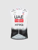 PISSEI Cyklistická vesta - UAE TEAM EMIRATES 2025 - bílá/černá 3XL