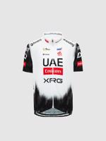 PISSEI Cyklistický dres s krátkým rukávem - UAE TEAM EMIRATES 2025 REPLICA JR - bílá/černá 10Y