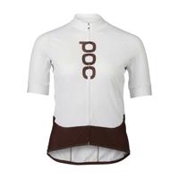 POC Cyklistický dres s krátkým rukávem - ESSENTIAL ROAD LOGO - bílá/černá 2XL