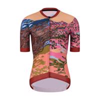 RIVANELLE BY HOLOKOLO Cyklistický dres s krátkým rukávem - FREE ELITE LADY LIMITED EDITION - oranžová/vícebarevná S