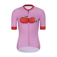 RIVANELLE BY HOLOKOLO Cyklistický dres s krátkým rukávem - FRUIT LADY - růžová/červená 2XL