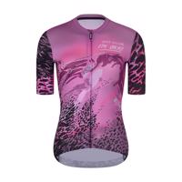 RIVANELLE BY HOLOKOLO Cyklistický dres s krátkým rukávem - ROSESCAPE - fialová/černá 2XL