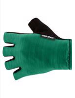 SANTINI Cyklistické rukavice krátkoprsté - CUBO - zelená M