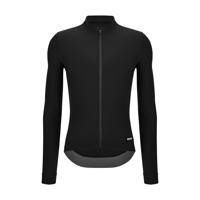 SANTINI Cyklistický dres s dlouhým rukávem zimní - RTR - černá 2XL