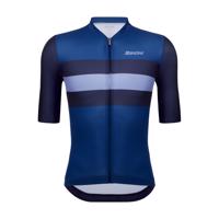 SANTINI Cyklistický dres s krátkým rukávem - ECO SLEEK NEW BENGAL  - modrá M