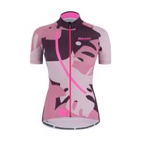 SANTINI Cyklistický dres s krátkým rukávem - GIADA MAUI LADY - vícebarevná/růžová L