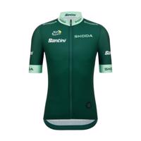 SANTINI Cyklistický dres s krátkým rukávem - TOUR DE FRANCE - zelená 3XL