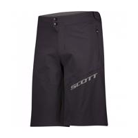 SCOTT Cyklistické kalhoty krátké bez laclu - ENDURANCE LS/FIT W/PAD - černá