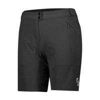 SCOTT Cyklistické kalhoty krátké bez laclu - ENDURANCE LS/FIT W/PAD - černá