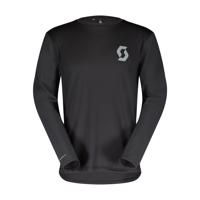 SCOTT Cyklistický dres s dlouhým rukávem letní - TRAIL VERTIC LS - černá 2XL