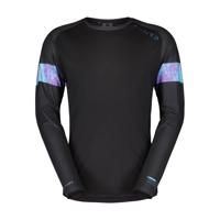 SCOTT Cyklistický dres s dlouhým rukávem letní - TUNED LS - černá 2XL