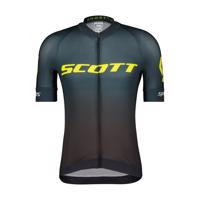 SCOTT Cyklistický dres s krátkým rukávem - PRO - černá/modrá 2XL