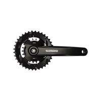 SHIMANO kliky s převodníkem - ALTUS MT101 75mm 36/22 - černá