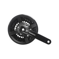 SHIMANO kliky s převodníkem - TOURNEY TY301 150mm 42/34/24 - černá