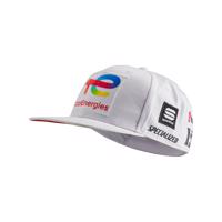 SPORTFUL Cyklistická čepice - TOTALENERGIES SNAPBACK - bílá UNI