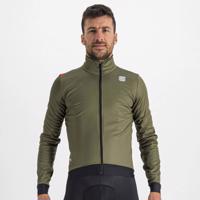 SPORTFUL Cyklistická větruodolná bunda - FIANDRE PRO MEDIUM - zelená/černá 3XL