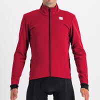 SPORTFUL Cyklistická větruodolná bunda - NEO SOFTSHELL - červená 2XL