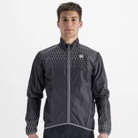 SPORTFUL Cyklistická větruodolná bunda - REFLEX - černá 2XL