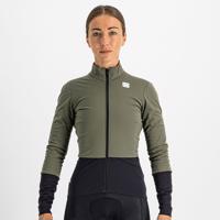 SPORTFUL Cyklistická větruodolná bunda - TOTAL COMFORT - zelená/černá S