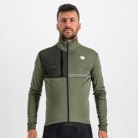 SPORTFUL Cyklistická zateplená bunda - GIARA SOFTSHELL - zelená 2XL