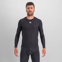 SPORTFUL Cyklistické triko s dlouhým rukávem - BODYFIT PRO - černá 2XL