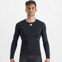 SPORTFUL Cyklistické triko s dlouhým rukávem - MIDWEIGHT LAYER - černá 2XL