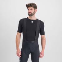 SPORTFUL Cyklistické triko s krátkým rukávem - MERINO LAYER - černá 2XL